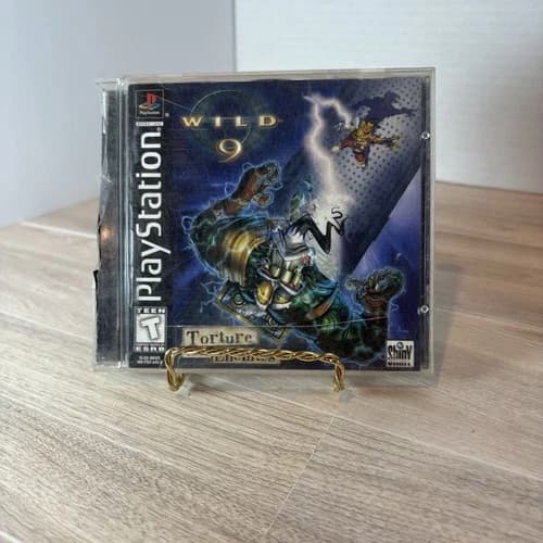 Wild 9 PS1 PlayStation 1 Complete CIB Tested Authentic Platformer Action Game