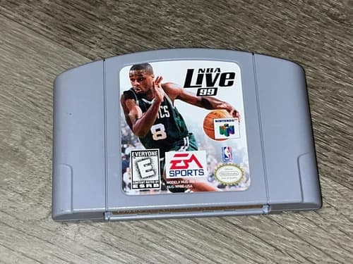 NBA Live 99 Nintendo 64 N64 Cleaned & Tested Authentic