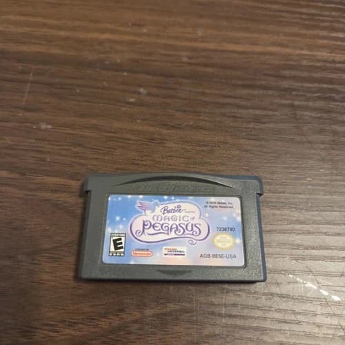 Barbie and the Magic of Pegasus (Game Boy Advance GBA, 2000) Authentic GBA