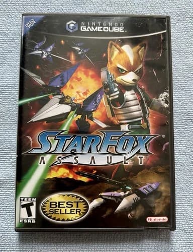 Star Fox: Assault Black Label (GameCube, 2005) Complete