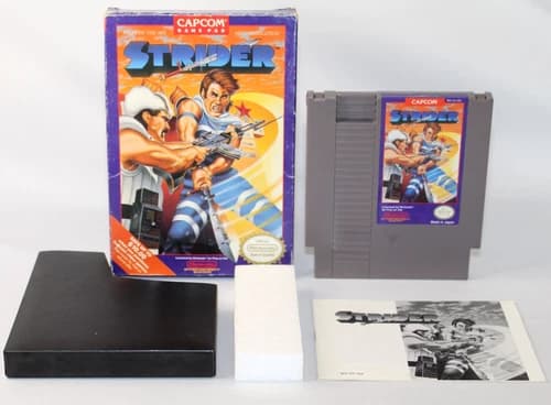 Strider NES Nintendo Complete CIB! Authentic! Good Condition! Rare!