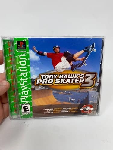 Tony Hawk's Pro Skater 3 (Sony PlayStation 1, 2001) PS1 Greatest Hits Authentic