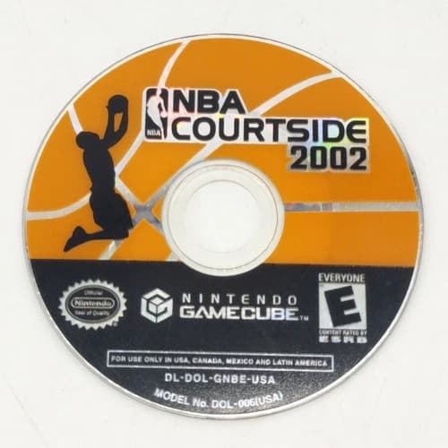 NBA Courtside 2002 Nintendo Gamecube Game Resurfaced Tested Disc Only