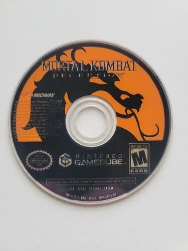 Mortal Kombat Deception (Nintendo Gamecube) DISC ONLY, SCATCHED, TESTED WORKING