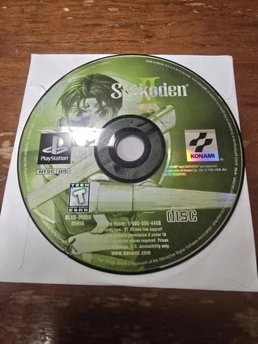 Suikoden II (Sony PlayStation 1, 1999) DISC ONLY TESTED