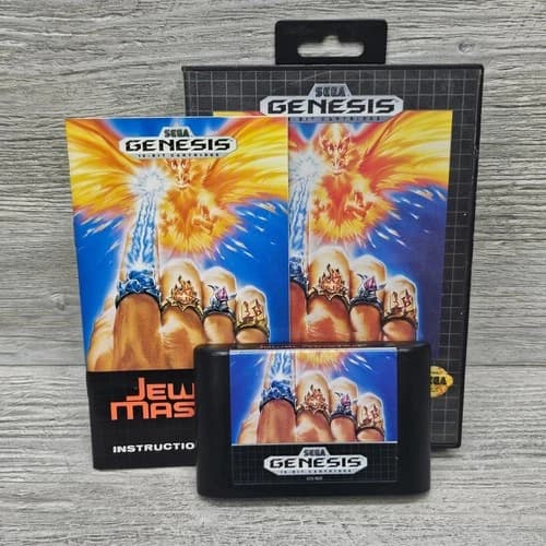 Jewel Master SEGA Genesis Complete CIB Tested Working Manual Case Game