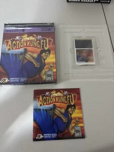 USED - TURBOGRAFX 16 - Jackie Chan's Action Kung Fu (TurboGrafx-16, 1992) CIB