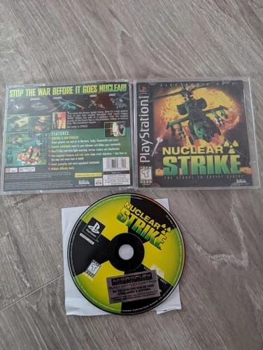 CIB complete NUCLEAR STRIKE PS1 Playstation, tested works