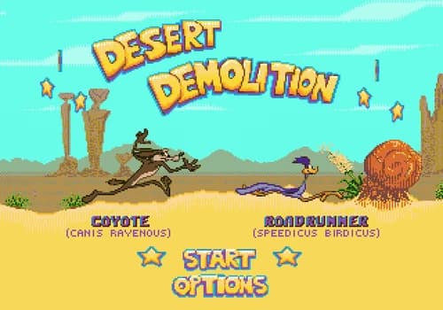 Desert Demolition - Sega Genesis Game