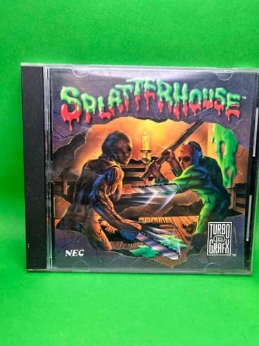 SPLATTERHOUSE - TurboGrafx 16 Complete, Tested, Works!