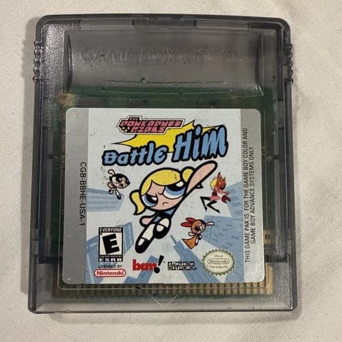 Powerpuff Girls Battle Him Nintendo Gameboy Color