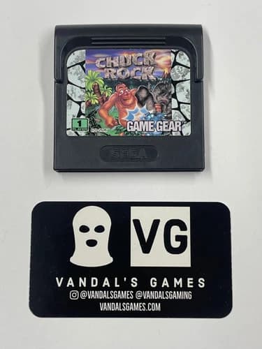 Game Gear - Chuck Rock Sega Game Gear Cart Only #111