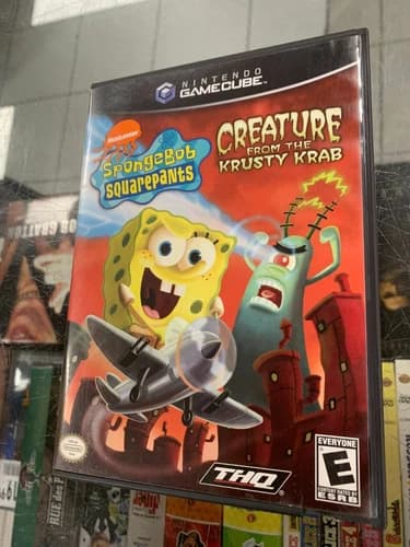 SpongeBob Squarepants: Creature from the Krusty Krab Nintendo GameCube CIB NTSC