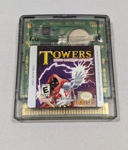 Nintendo Game Boy Color ~ Towers Lord Baniff's Deceit ~ Dungeon Crawler ~ Works