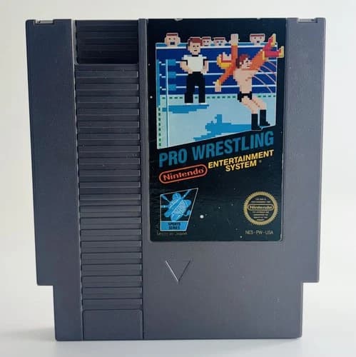 Nintendo NES Game - Pro Wrestling FAST FREE SHIPPING