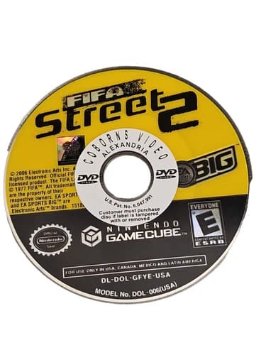 FIFA Street 2 (Nintendo GameCube, 2006) Disc Only TESTED WORKS Great