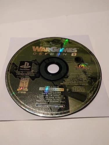 WarGames: Defcon 1 (Sony PlayStation 1, 1998) PS1 Disc Only