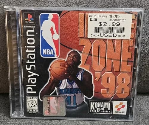 NBA in the Zone '98 (Sony PlayStation 1, 1997) CIB - TESTED