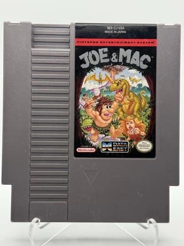 Joe & Mac (Nintendo NES, 1992) Cartridge Only | Tested