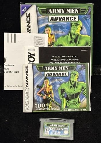 2001 Nintendo Game Boy Advance Army Men Advance Complete In Box Tested Works CIB