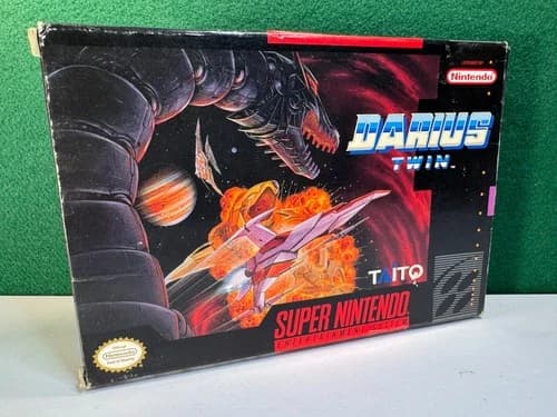 Darius Twin (Super Nintendo SNES, 1991) Complete CIB Authentic