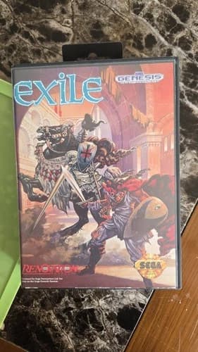Sega Genesis Exile Game 1991 Complete in Box with Manual