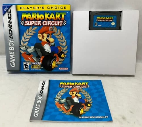 Mario Kart Super Circuit (GBA 2001) In Box with Manual - Used