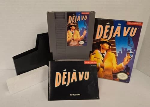 Nintendo NES Deja Vu CIB Authentic *Tested & Works*