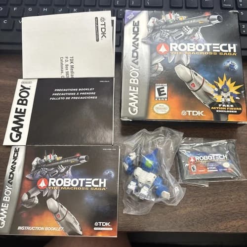 NINTENDO GAMEBOY ADVANCE ROBOTECH THE MACROSS SAGA VIDEO GAME COMPLETE