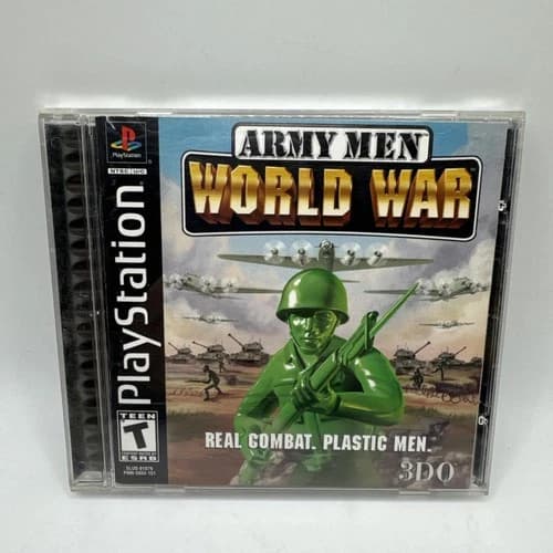 Army Men: World War (Sony PlayStation 1, PS1, 2000) Tested & Works
