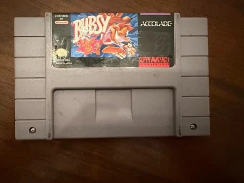 Bubsy in Claws Encounters of the Furred Kind Super Nintendo Entertainment SNES