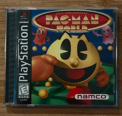 Pac-Man World: 20th Anniversary PlayStation 1 PS1 Black Label Namco CIB Tested