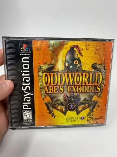 Oddworld: Abe's Exoddus PlayStation 1 PS1 Complete CIB Tested Authentic