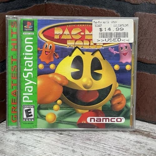 Pac-Man World (Sony PlayStation, 1999) CIB 🔥 Complete PS1 Game —FAST SHIPPING!