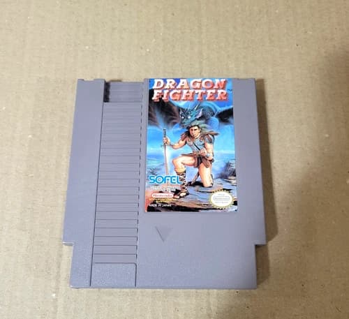 DRAGON FIGHTER Game Only Authentic Nintendo NES