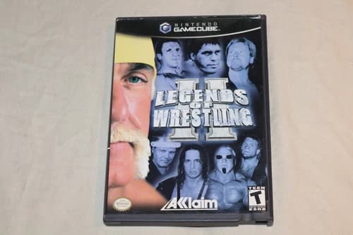 Legends of Wrestling II 2 (Nintendo GameCube, 2002) COMPLETE REG CARD