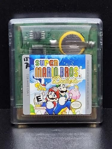 Super Mario Bros. Deluxe (Game Boy Color) | Authentic | Tested | New Battery
