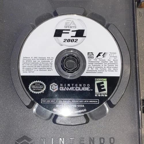 F1 2002 Nintendo GameCube - Disc Only Tested Working
