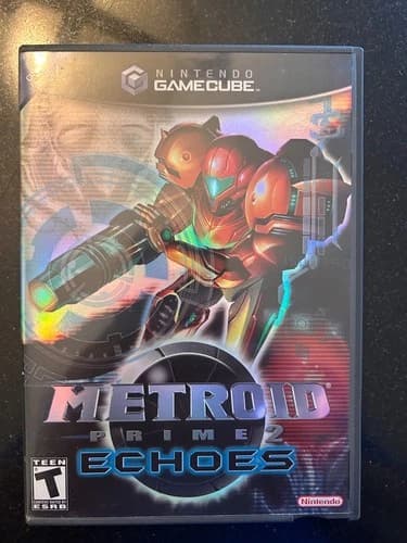 Metroid Prime 2 Echoes Nintendo GameCube CIB - Original Black Label - See Photos