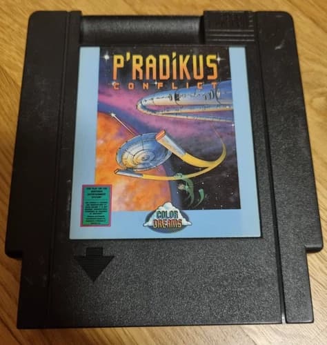 P'radikus Conflict - NES - Rare black cart - Color Dreams