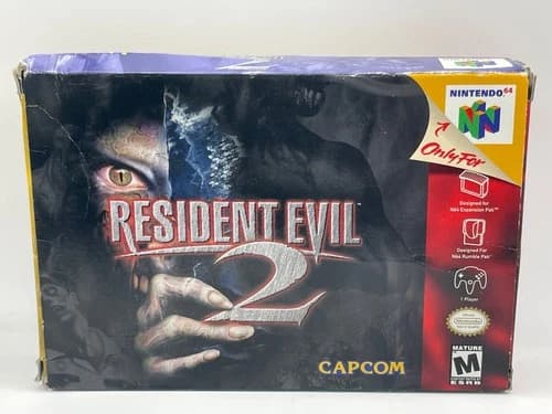 Resident Evil 2 N64 CIB W/ Reg Card - Authentic Tested Nintendo 64 Game