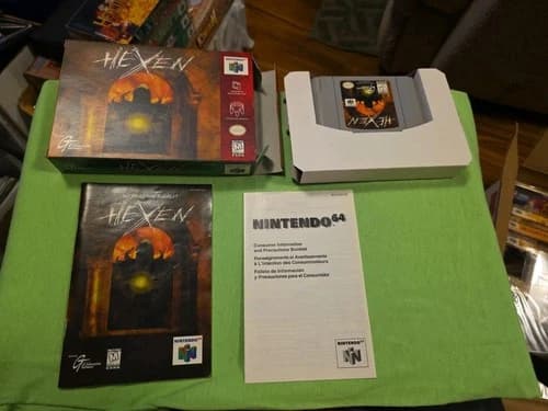 Hexen Nintendo 64 N64 1997 Complete In Box CIB Very Nice