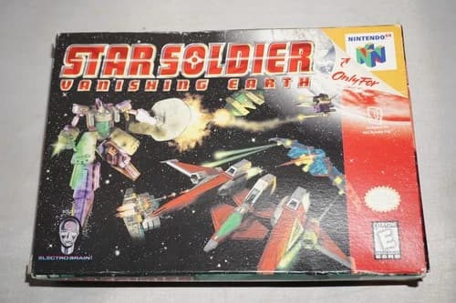 Star Soldier Vanishing Earth (Nintendo 64 N64) Complete in Box CIB