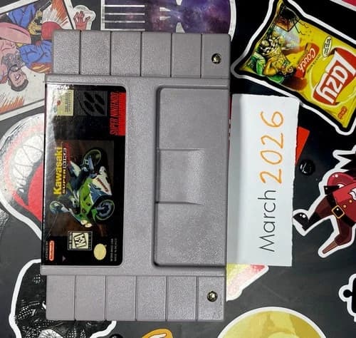 Kawasaki Superbike Challenge(Super Nintendo SNES, 1994) Cart OnlyTestedAuthentic