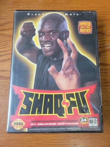 Shaq-Fu (Sega Genesis, 1994) Complete in Box w/manual