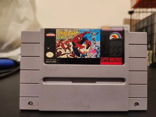 Spider-Man X-Men Arcade's Revenge (Super Nintendo, 1992) Guaranteed - Authentic
