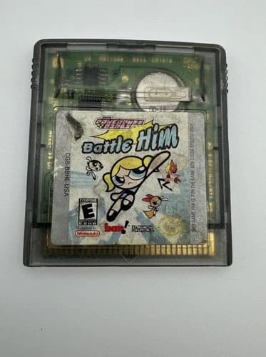 Powerpuff Girls: Battle Him (Nintendo Game Boy Color GBC) Authentic & Tested
