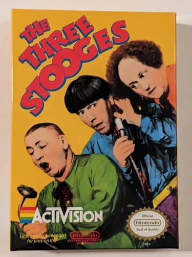 The Three Stooges - Nintendo Entertainment System - NES - Activision - Complete