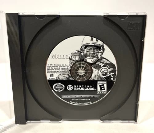 MADDEN NFL 08 NINTENDO GAMECUBE READ AND REACT GAME DISC ONLY 2007 EA SPORTS
