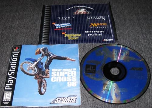 Jeremy McGrath Supercross '98 (PlayStation 1, PS1, 1998)
